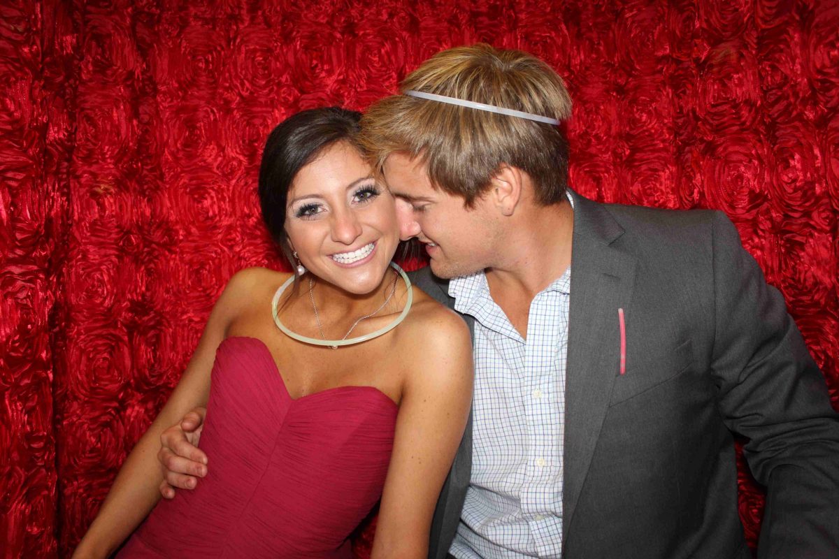 Example of our photo booth rentals for weddings in Little Rock